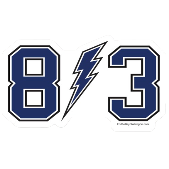 813 Hockey Sticker