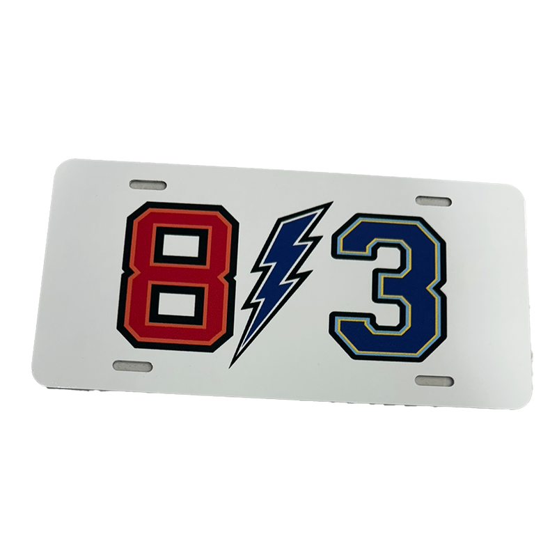 813 License Plate