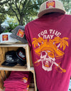 For the Bay Pirate & Palms tee