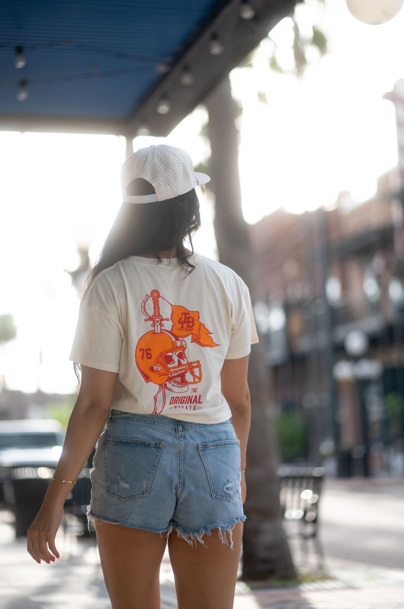 Original Pirate Ladies crop tee