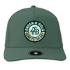 For the Bay Green & Gold Palm hat