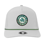 For the Bay Green & Gold Palm hat