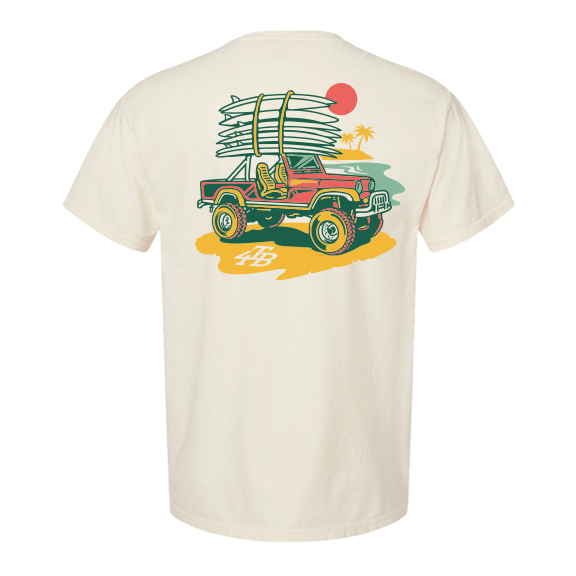 For the Bay Jeep tee