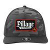 For the Bay Pillage & Plunder Black and white patch hat