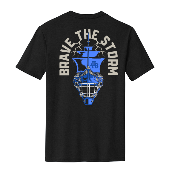 Brave the Storm Hockey tee