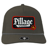 For the Bay Pillage & Plunder Black and white patch hat