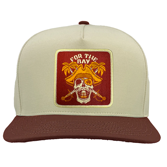 For the Bay Palm Pirate patch hat