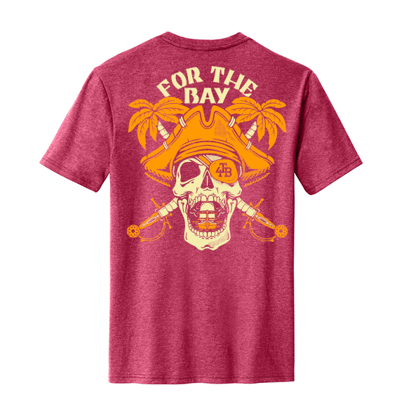 For the Bay Pirate & Palms tee