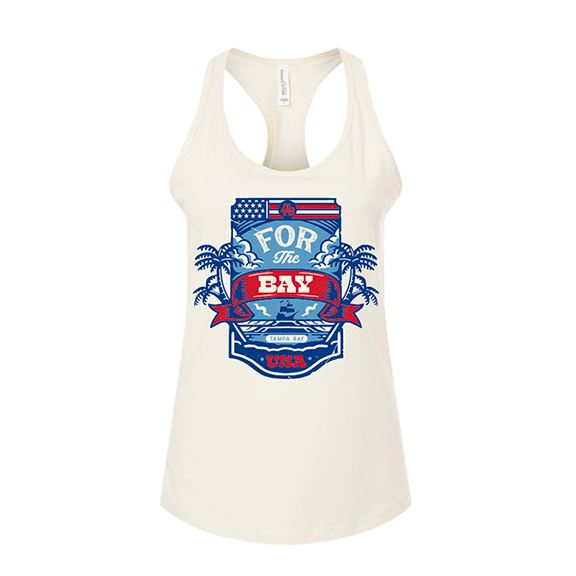 For the Bay 'Merica Ladies Racerback tank