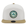 For the Bay Green & Gold Palm hat