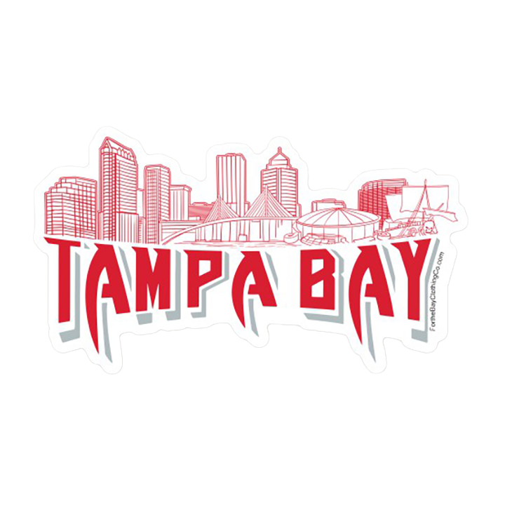 Tampa Bay Skyline Sticker