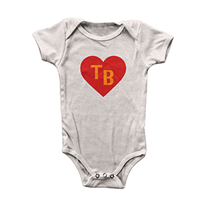 Heart of TB Football Onesie