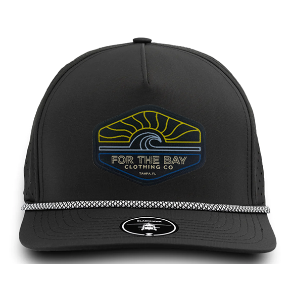 For the Bay Blue Wave Dry-fit hat