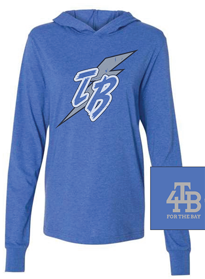 Tampa Bay Hockey TB Retro Lightweight Hoodie – For the Bay Clothing Co.